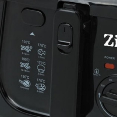 Friteuza Zilan ZLN-2317,1800W, 2.5 l, cuva teflonata, indicator luminos, negru