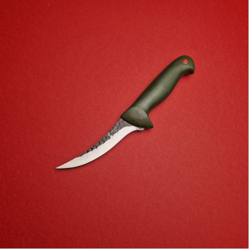 Cutit macelarie transat 27cm, lama 12cm fier forjat, maner abs verde FeroCut