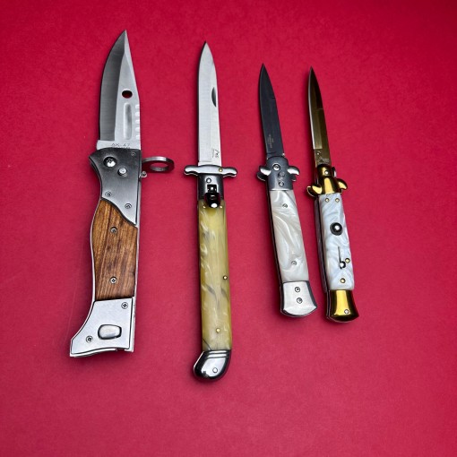 Set HOBBY 4 piese, lama otel inox, diverse modele, CCCP