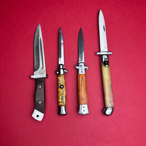 Set HOBBY 4 piese, lama otel inox, diverse modele, USA