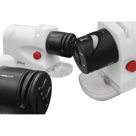 Ascutitor de cutite Zilan ZLN2175 Alb, 15W, ultra compact, 2 nivele, ascutire si slefuire