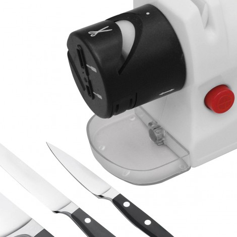 Ascutitor de cutite Zilan ZLN2175 Alb, 15W, ultra compact, 2 nivele, ascutire si slefuire