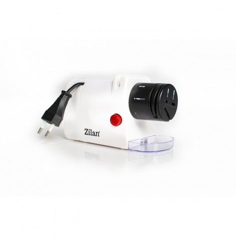 Ascutitor de cutite Zilan ZLN2175 Alb, 15W, ultra compact, 2 nivele, ascutire si slefuire