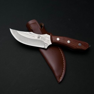 Cutit macelarie Black Edition profesional M1, lama 12cm otel inox, maner lemn FeroCut FR20