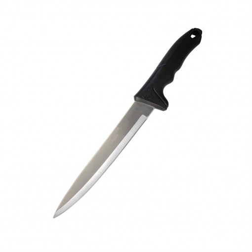 Cutit macelarie 32cm, lama dreapta otel inox, negru