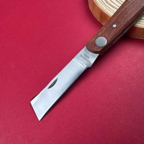 Cutit Altoit tip Briceag 19cm, lama otel inox, maner lemn maro, FR18