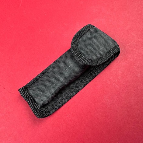 Cutit camping tip Briceag cherry, lama otel inox, maner metal+lemn rosu, cu husa FR18