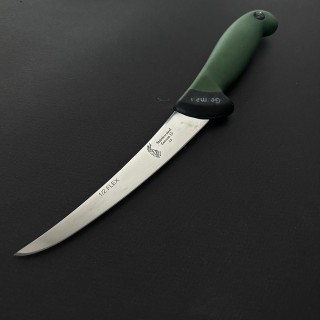 Cutit macelarie dezosat 30cm, lama otel inox 1/2FLEX, maner silicon verde CMDS30V-OI