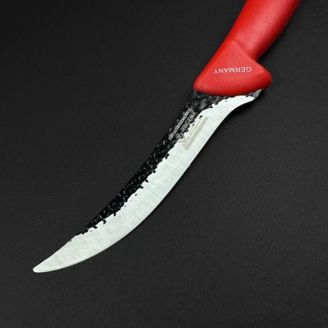 Cutit macelarie dezosat 28cm, lama fier forjat, rosu CMD28R-FF