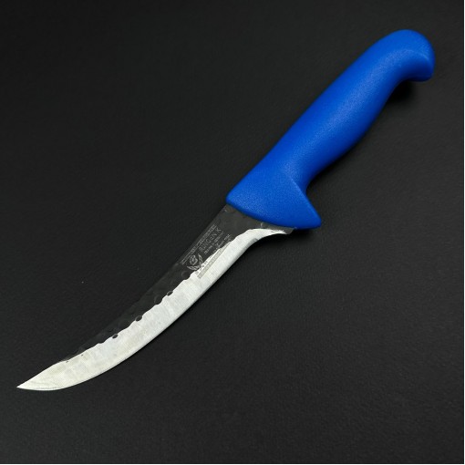 Cutit macelarie dezosat 30cm, lama fier forjat, albastru CMD30A-FF