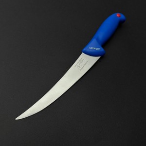 Cutit macelarie dezosat 30cm, lama lata otel inox, albastru CMD30AL-OI