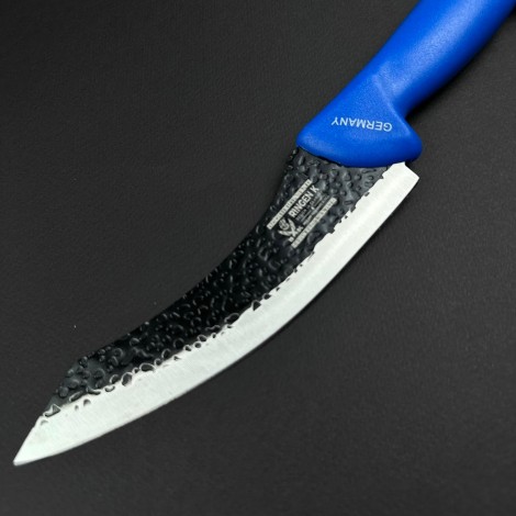 Cutit macelarie Santoku 29cm, lama fier forjat, albastru CMS29A-FF (a3) FeroCut