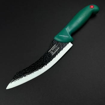 Cutit macelarie Santoku 29cm, lama fier forjat, verde CMS29V-FF