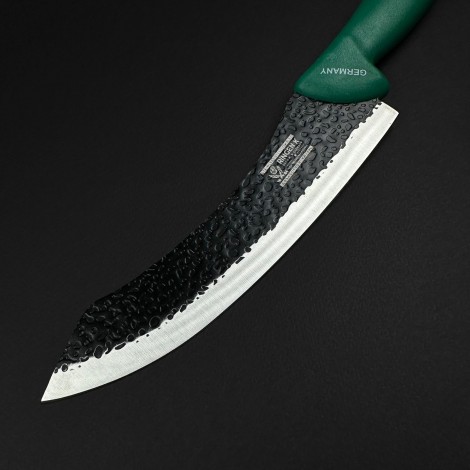 Cutit macelarie Santoku 29cm, lama fier forjat, verde CMS29V-FF