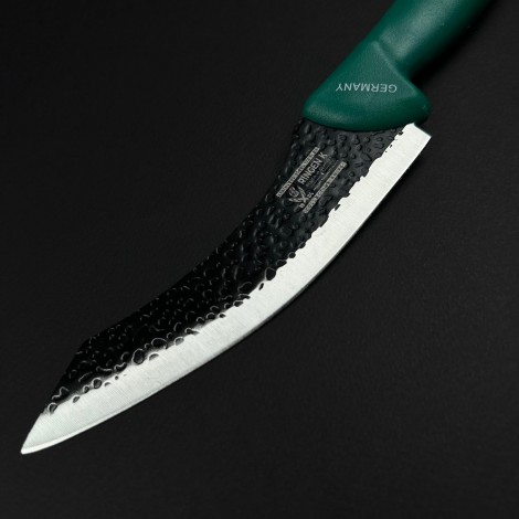 Cutit macelarie Santoku 32cm, lama fier forjat, verde CMS32V-FF