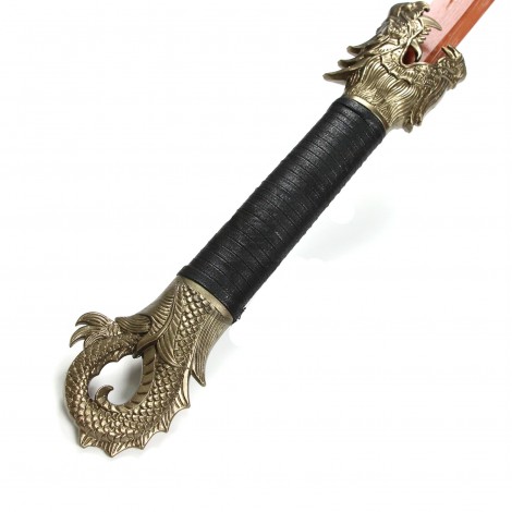 Sabie tradițională Han Tang cosplay / decorativă – replică realistă cu lamă lemn, 104 cm, SAB-HT104 FRS10 Sabie tradițională Han Tang cosplay / decorativă – replică realistă cu lamă lemn, 104 cm, SAB-HT104 FRS10