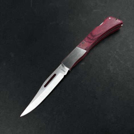 Set hobby 3 piese, Toporisca 34cm, Satar 33cm, Cutit Macelarie fier forjat si Briceag cadou FR21