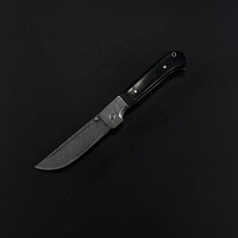 Cuțit camping briceag 26 cm, lama otel inox, maner lemn, teacă inclusa, BRC-DAM26BLK