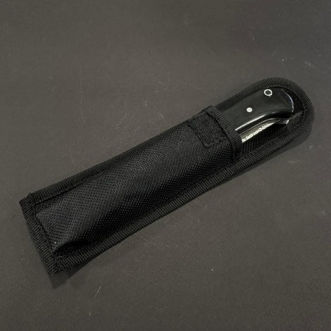 Cuțit camping briceag 26 cm, lama otel inox, maner lemn, teacă inclusa, BRC-DAM26BLK