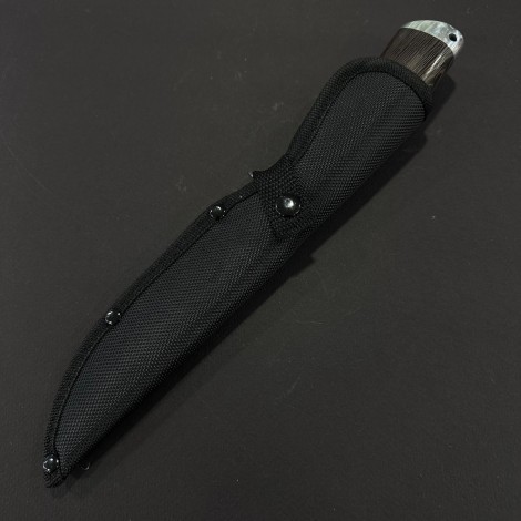 Cuțit camping tip dagger Ancient Wolf 28 cm, lama otel inox, maner lemn, teacă inclusa, CUT-AW28