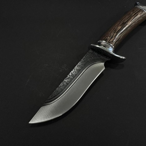 Cutit camping Saber 28cm, lama fier forjat, maner lemn, CUT-SAB28SV