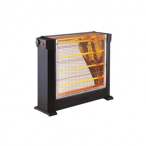 Incalzitor cu infrarosu Floria ZLN-6197, 2200W, 4 rezistente, negru