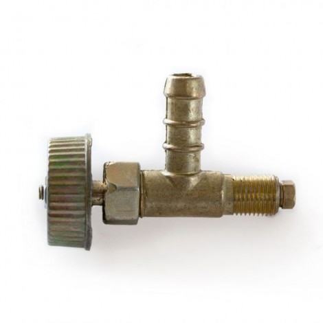 Robinet pentru pirostrie pas marunt, stut furtun gaz, alama