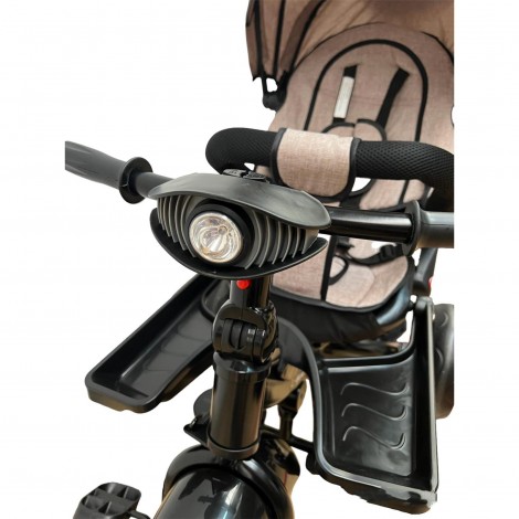 Tricicleta cu scaun reversibil si pozitie de somn, L-Sun SL02, mov