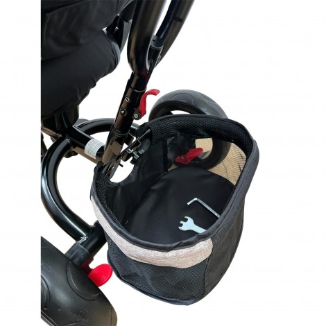 Tricicleta cu scaun reversibil si pozitie de somn, L-Sun SL02, mov