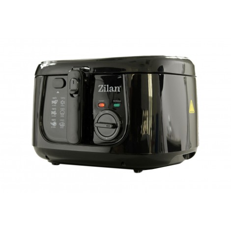 Friteuza Zilan ZLN-2317,1800W, 2.5 l, cuva teflonata, indicator luminos, negru